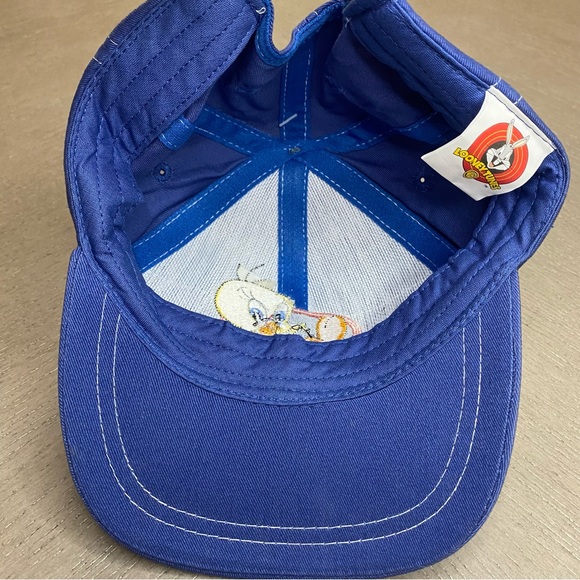 Vintage 1998 Looney Tunes 3-6X Girls Kickin’it Tweety Blue Hat - Picture 8 of 17
